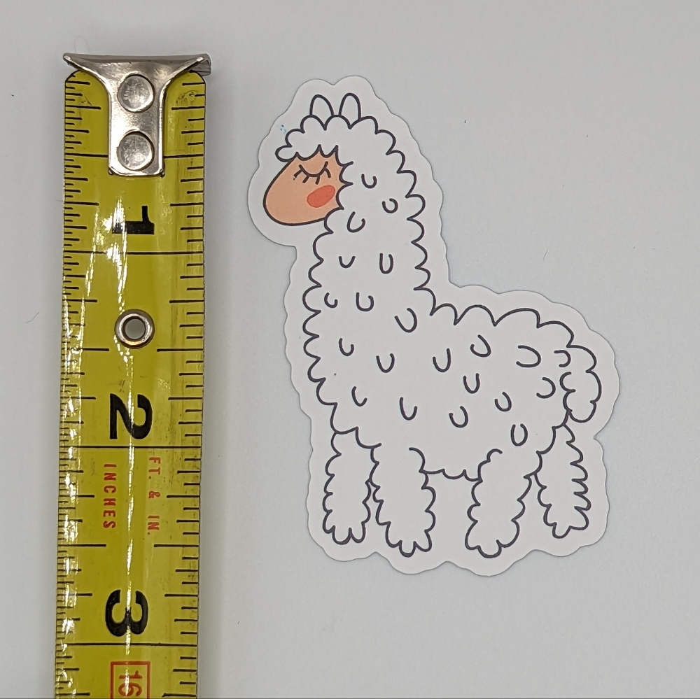Llama Sticker - Picture 2 of 2